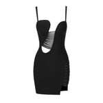 Black Cutout Mini Dress