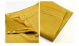 New York Blazer Tie And Pants Yellow Sets